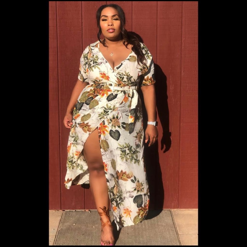 Rebdolls Maxi Wrap Dress